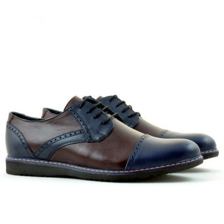 Herren Freizeitschuhe 811 Indigo+Bordeaux