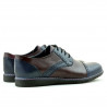 Herren Freizeitschuhe 811 Indigo+Bordeaux