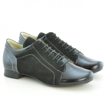 Damen Casual Schuhe 645 kombiniert schwarzer Lack