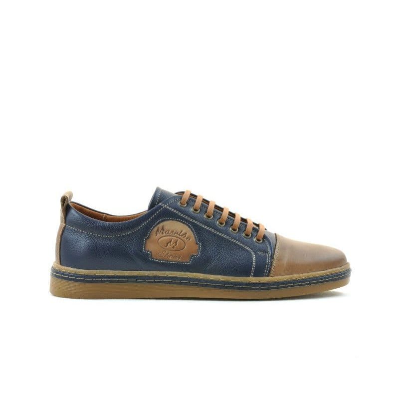 Casual/Sport Herrenschuhe 766 Indigo+Braun