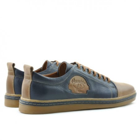 Casual/Sport Herrenschuhe 766 Indigo+Braun