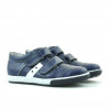 Kinderschuhe 134 Indigo+Weiß