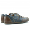 Herrensportschuhe 860 braun+indigo