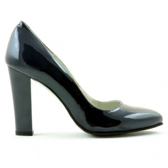Elegante Damenschuhe 1214 Lack Indigo