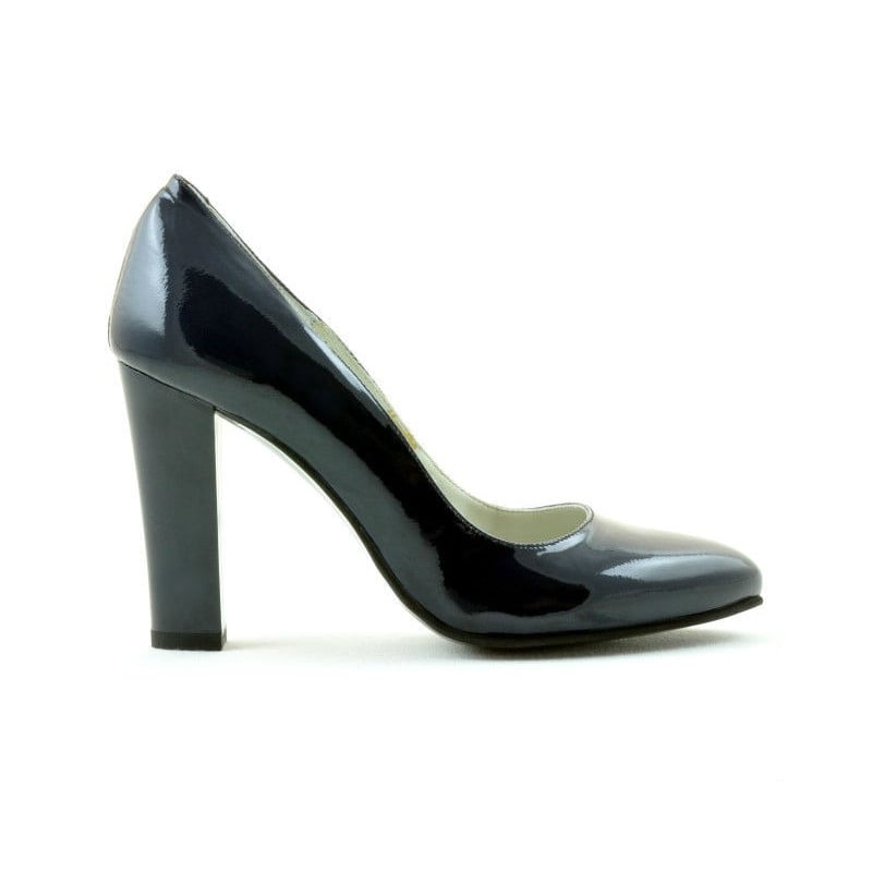 Elegante Damenschuhe 1214 Lack Indigo