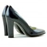 Elegante Damenschuhe 1214 Lack Indigo