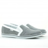 Lässige Herrenschuhe 870 grau Velours