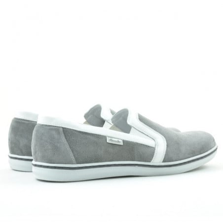 Lässige Herrenschuhe 870 grau Velours
