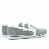 Lässige Herrenschuhe 870 grau Velours
