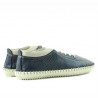 Herren-Mokassins 864 indigo+beige