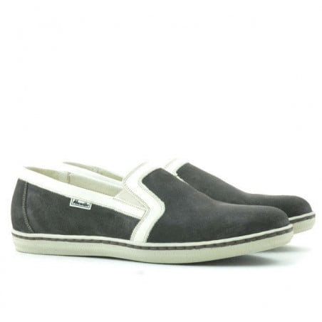 Herren-Casual-Schuhe 870 Tdm Velours (Testa di Moro)