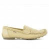 Herrenmokassins 737p beige perforiert