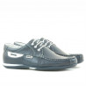 Herrenschuhe 718 indigo+weiß