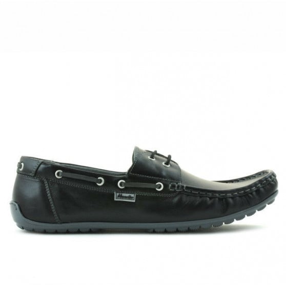 Herren-Mokassins 778 schwarz+grau Herren-Mokassins 778 schwarz+grau