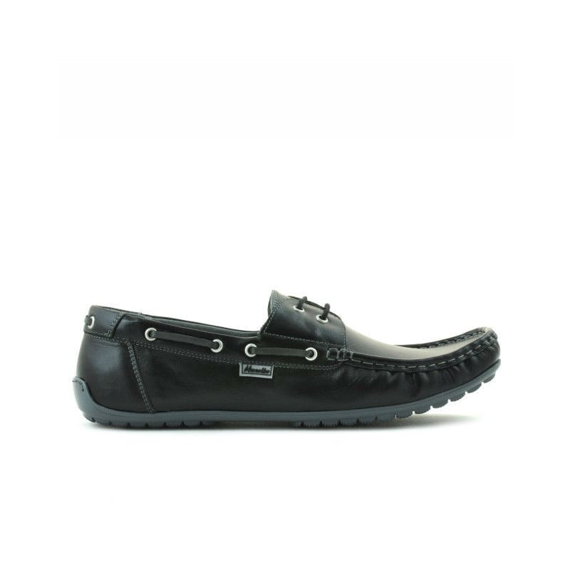 Herren-Mokassins 778 schwarz+grau
