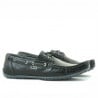 Herren-Mokassins 778 schwarz+grau