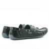 Herren-Mokassins 778 schwarz+grau