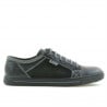 Herrensportschuhe 851 schwarz+grau