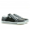 Herrensportschuhe 851 schwarz+weiß