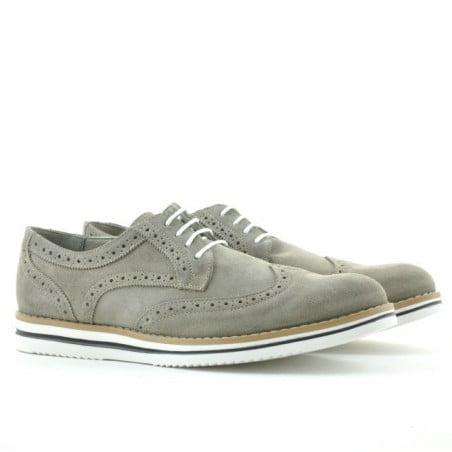 Herren Freizeitschuhe 866 sandfarben Velours