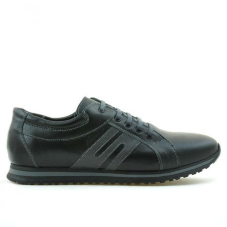 Herren-Sportschuhe 768 schwarz+grau