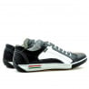 Herrensportschuhe 707 schwarz+weiß