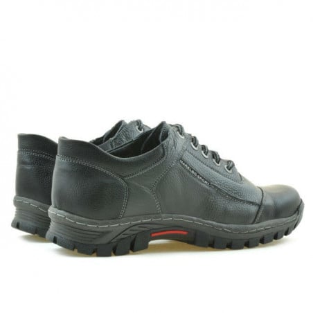 Herrensportschuhe 852 schwarz+grau