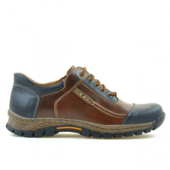 Herrensportschuhe 852 braun+indigo Herrensportschuhe 852 braun+indigo