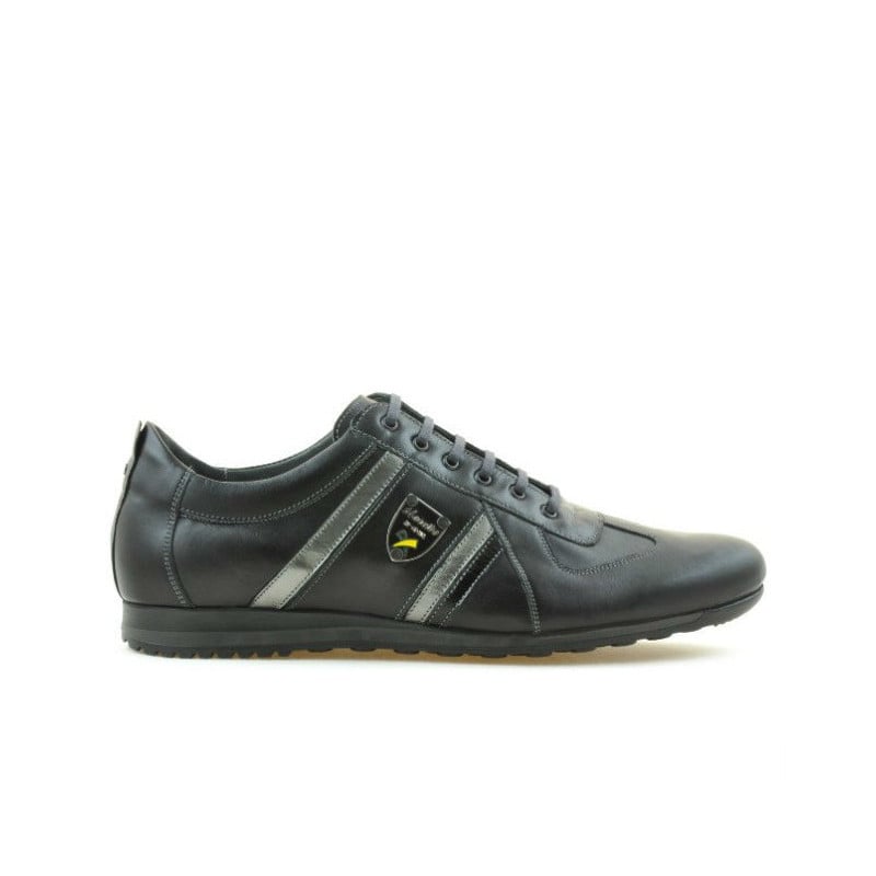 Herren Sportschuhe (große Größen) 711m schwarz+grau