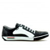 Herrensportschuhe 707 schwarz+weiß