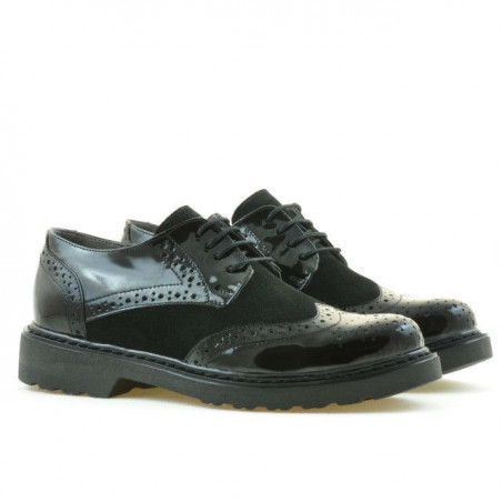 Damenschuhe casual 663 in Kombination mit schwarzem Lack