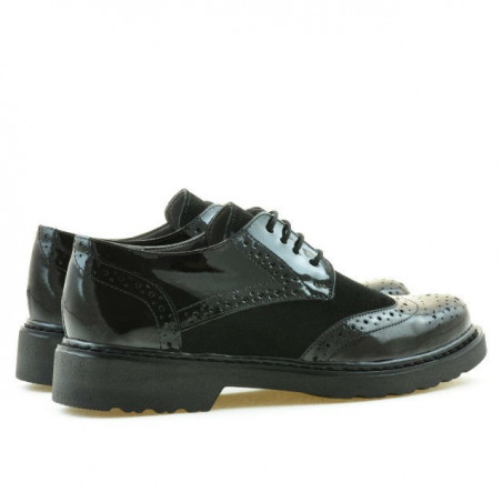 Damenschuhe casual 663 in Kombination mit schwarzem Lack