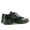 Damenschuhe casual 663 in Kombination mit schwarzem Lack