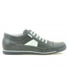 Herrensportschuhe 716 grau+weiß