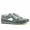 Herrensportschuhe 716 grau+weiß