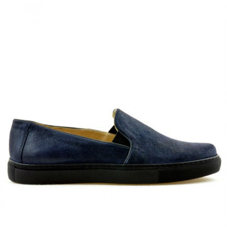 Damen-Sportschuhe 658 in satiniertem Indigo