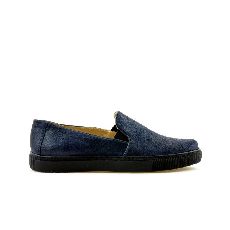Damen-Sportschuhe 658 in satiniertem Indigo