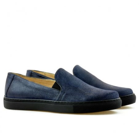 Damen-Sportschuhe 658 in satiniertem Indigo