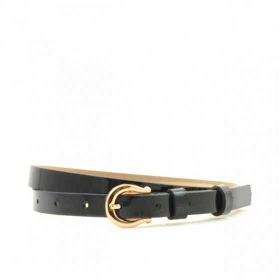 Damen Gürtel 04m schwarzer Lack Damen Gürtel 04m schwarzer Lack
