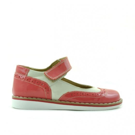 Kleine Kinderschuhe 56c Lack rosa+beige Kleine Kinderschuhe 56c Lack rosa+beige
