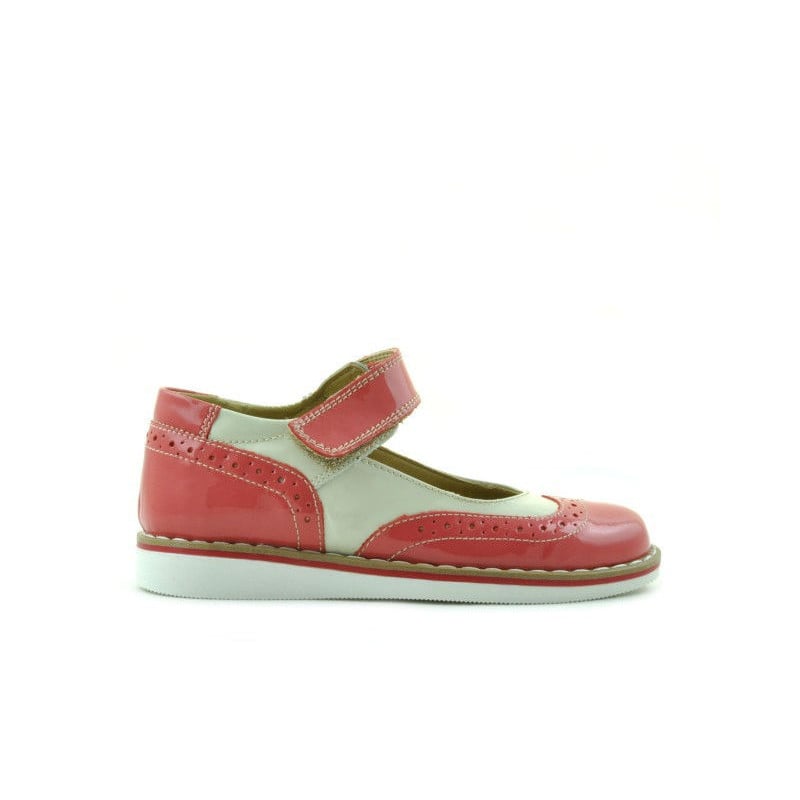 Kleine Kinderschuhe 56c Lack rosa+beige