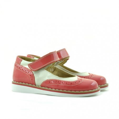 Kleine Kinderschuhe 56c Lack rosa+beige