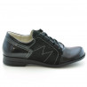 Damen Freizeitschuhe 608 kombiniert Lack Schwarz
