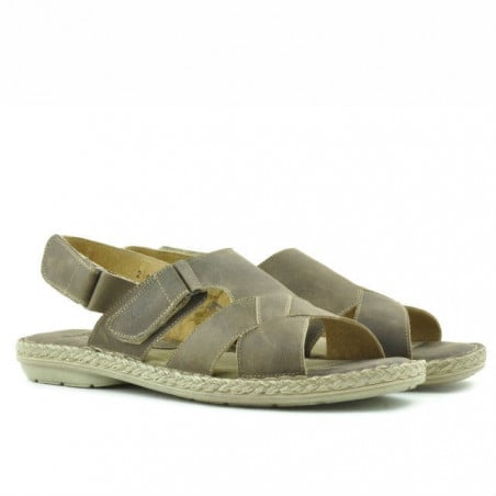 Herrensandalen 359 Tuxon Sandfarbe