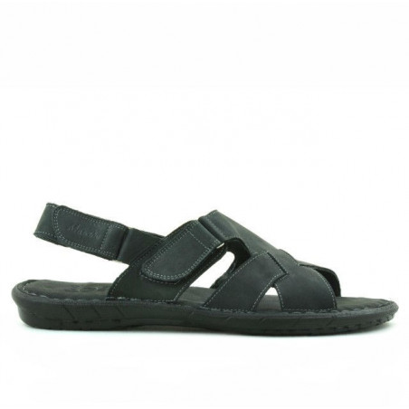 Herrensandalen 359 Tuxon Schwarz