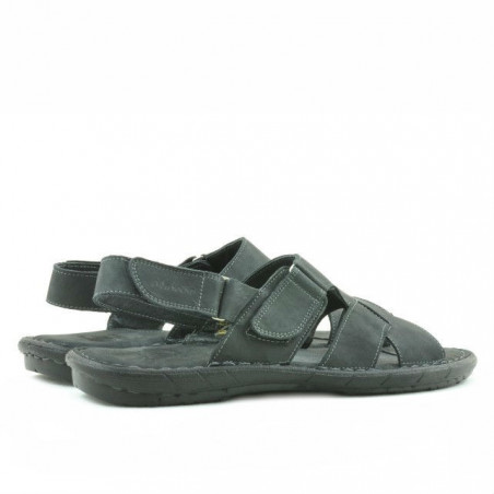 Herrensandalen 359 Tuxon Schwarz