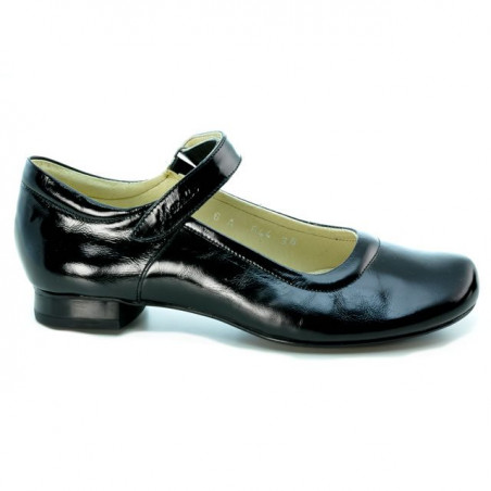 Damen Freizeitschuhe 644 Lack Schwarz
