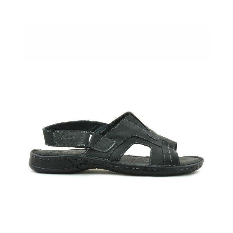 Herren Sandalen 304 Tuxon Schwarz