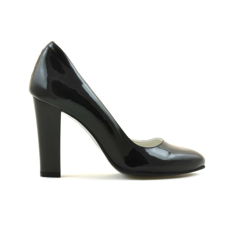 Elegante Damenschuhe 1214 Lack Schwarz