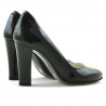 Elegante Damenschuhe 1214 Lack Schwarz
